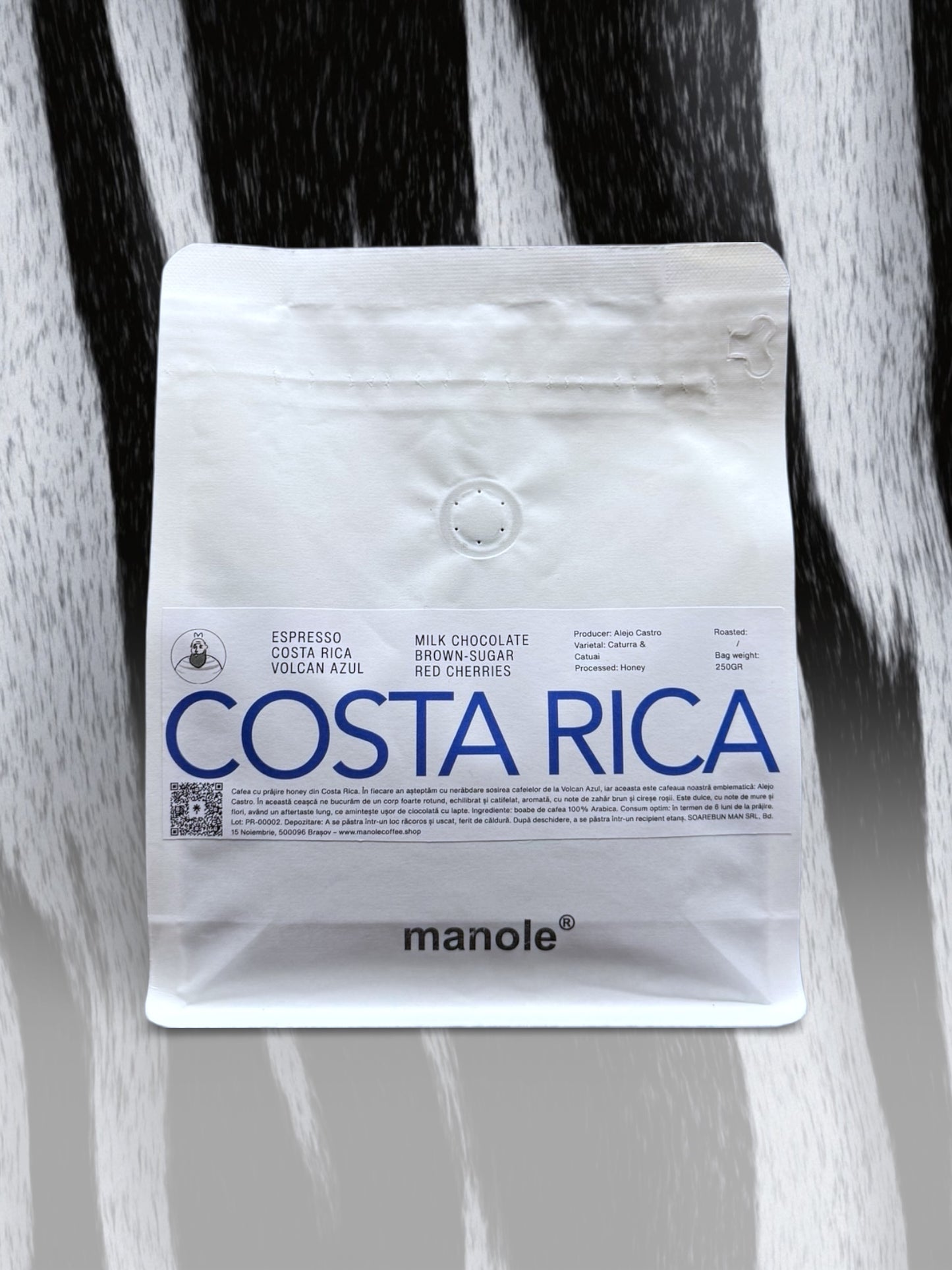 COSTA RICA VOLCAN AZUL – HONEY – 85